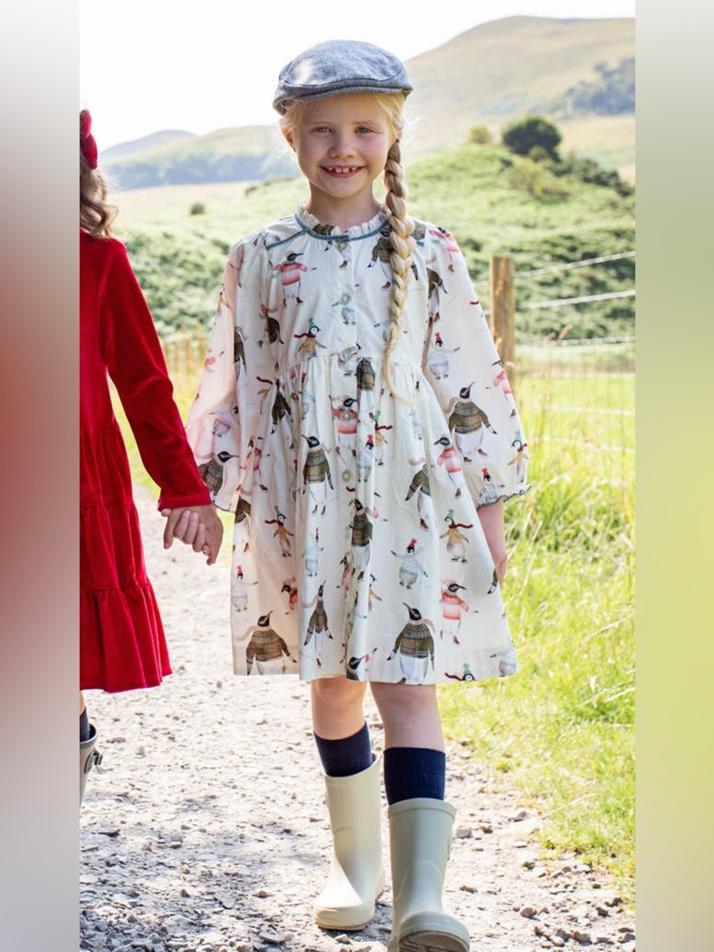 Pink chicken 2t penguin dress